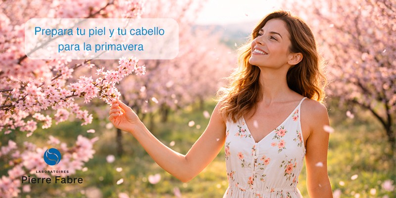 Prepara tu piel y tu cabello para la primavera con Pierre Fabre. Individual y Gratuito.